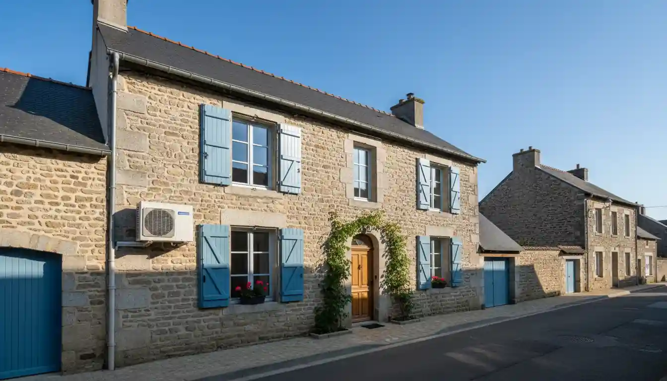 Installation pompe à chaleur à Ahuillé