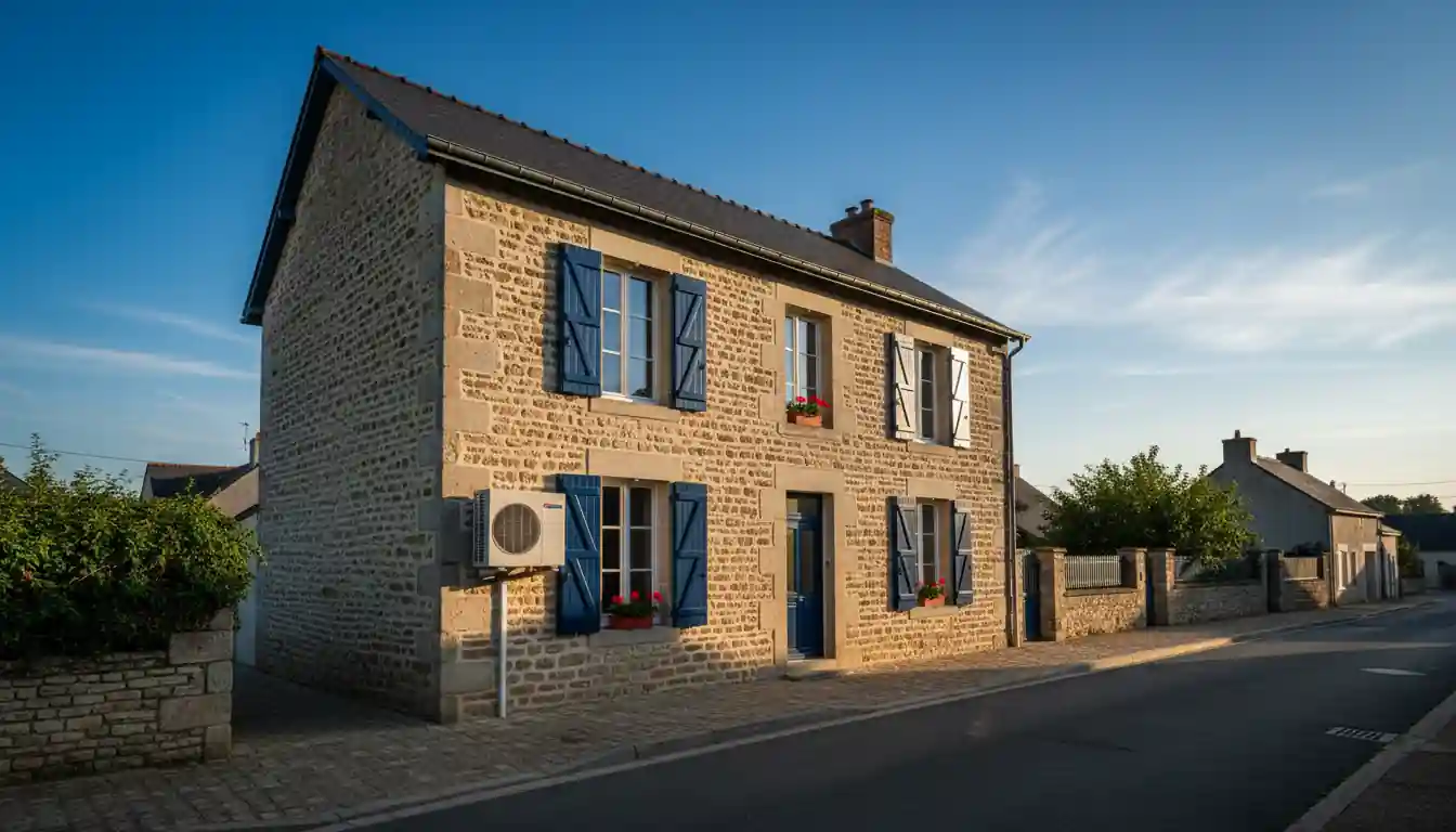 Installation pompe à chaleur à Ernée